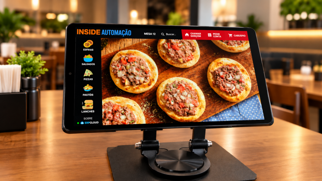Autoatendimento por tablet